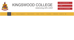 Desktop Screenshot of kingswoodcollege.com
